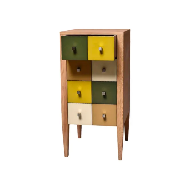 BATEL Multicolore 787TP chiffonnier 1 porte 1 tiroir bois