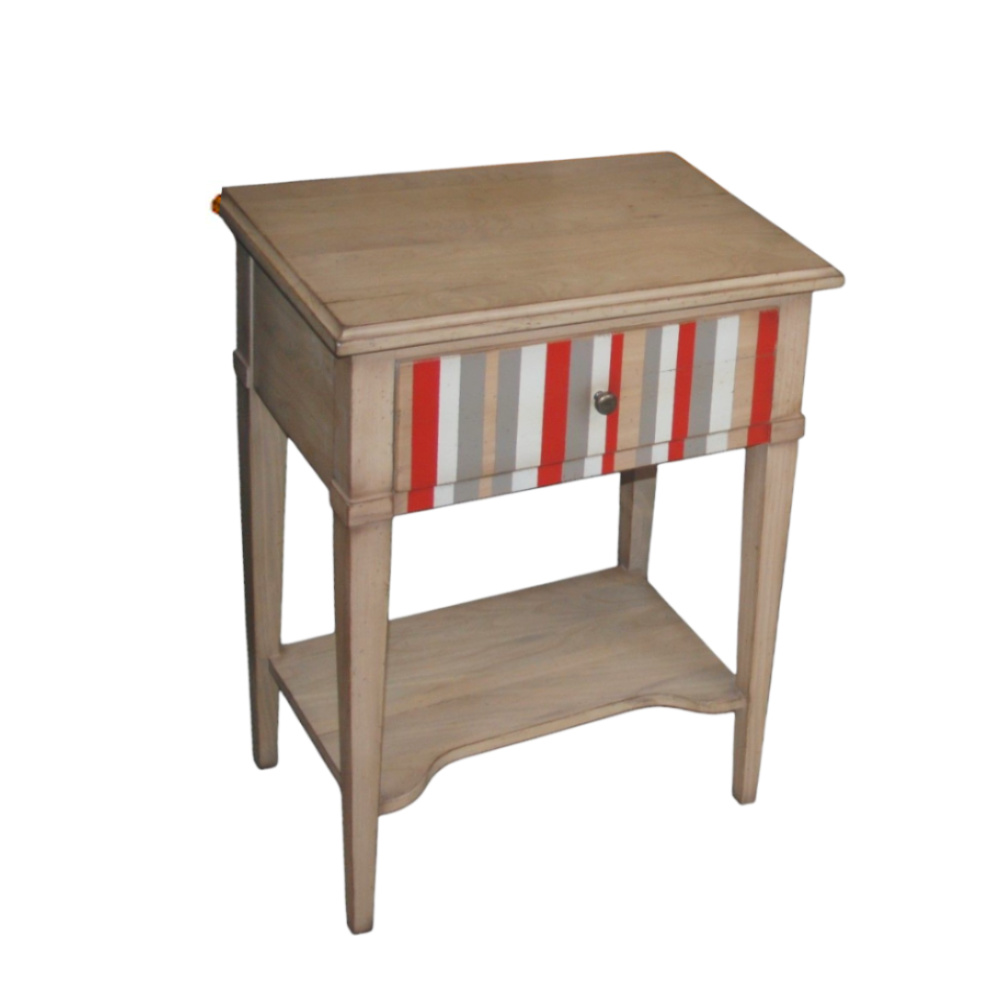 Batel Trianon 654 petite table 1 tiroir bois 53 cm