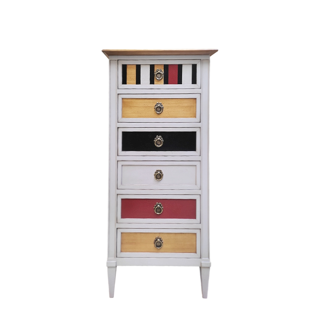 Batel Divers HP21 chiffonnier 6 tiroirs bois 61 cm