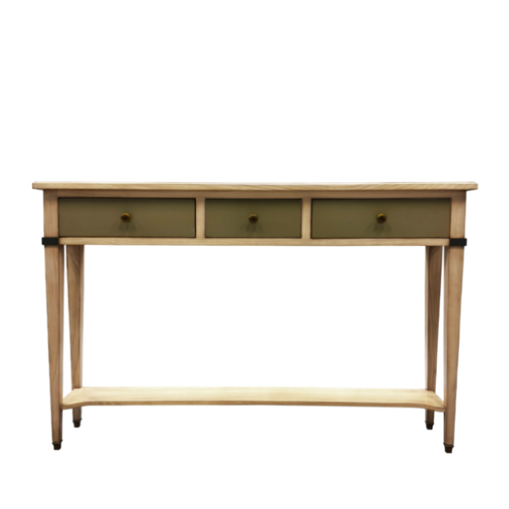 BATEL Trianon 697 console 120 cm 2 tiroirs bois