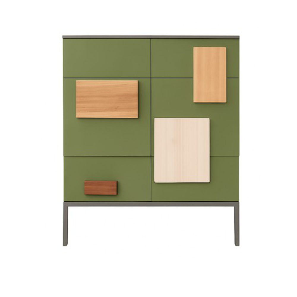 BATEL Quadrik 032 commode 2 portes 75x41 chêne