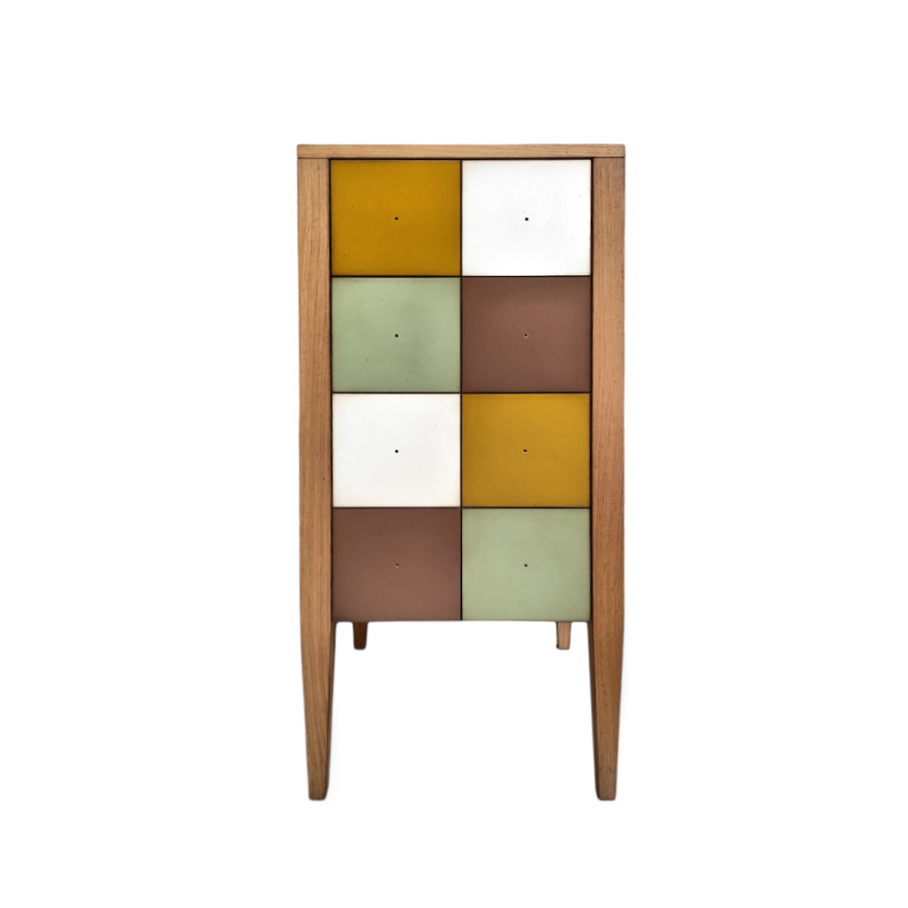 BATEL Multicolore 787TP chiffonnier 1 porte 1 tiroir bois