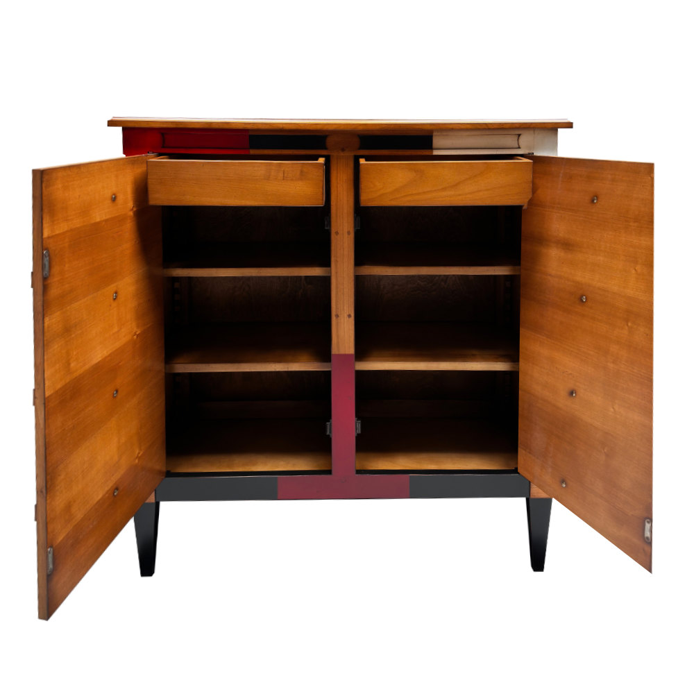 BATEL Trianon 692 Commode haute bois 2 portes
