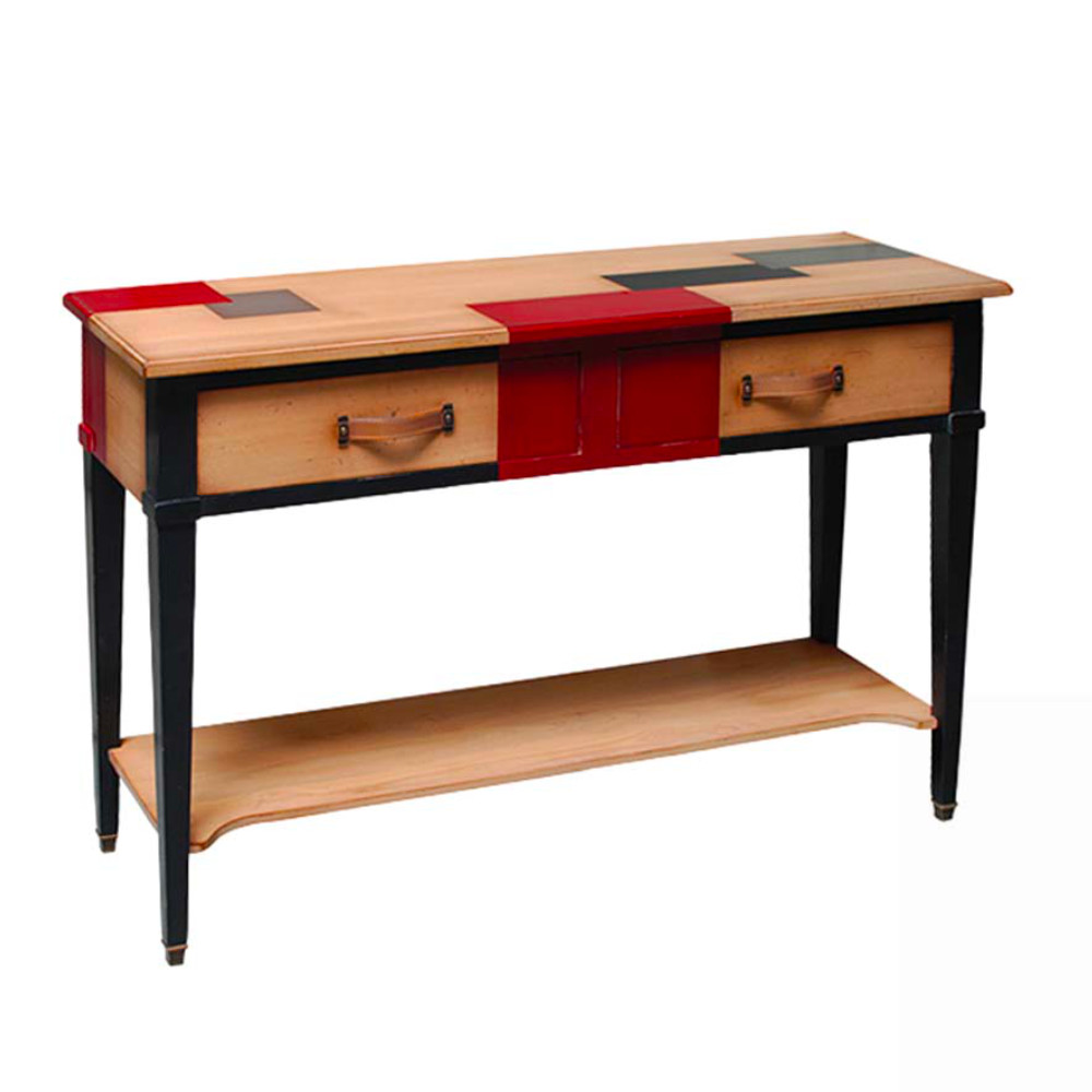 BATEL Trianon 697 console 120 cm 2 tiroirs bois