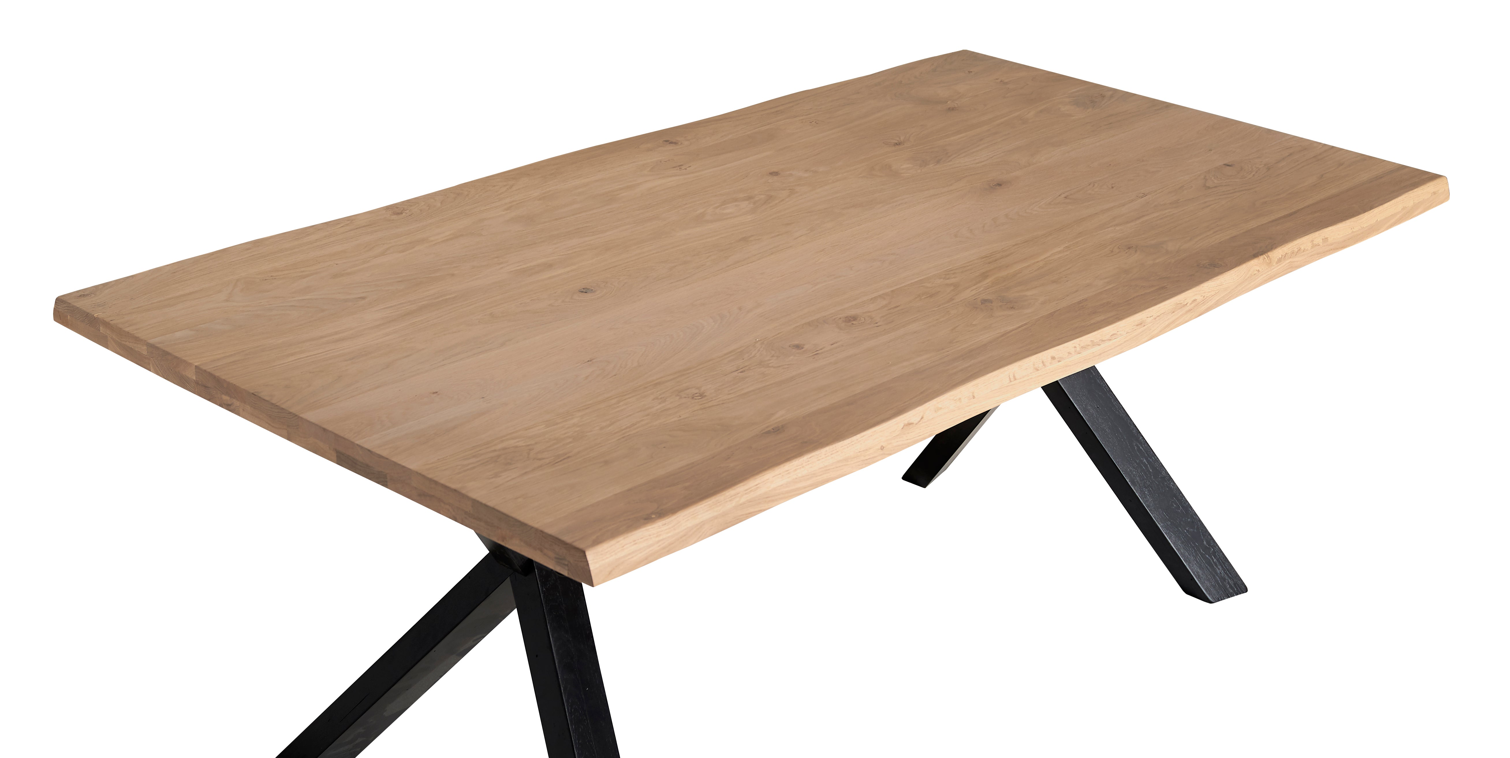 Ateliers de Langres Hudson Nomade table 160 cm plateau Arbre chêne