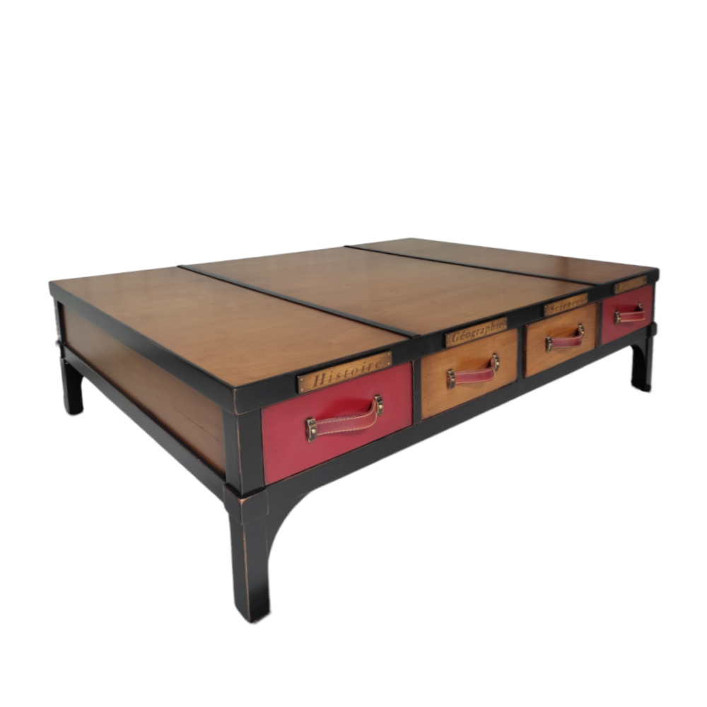 BATEL Divers 840 table basse 130x77 2 tiroirs