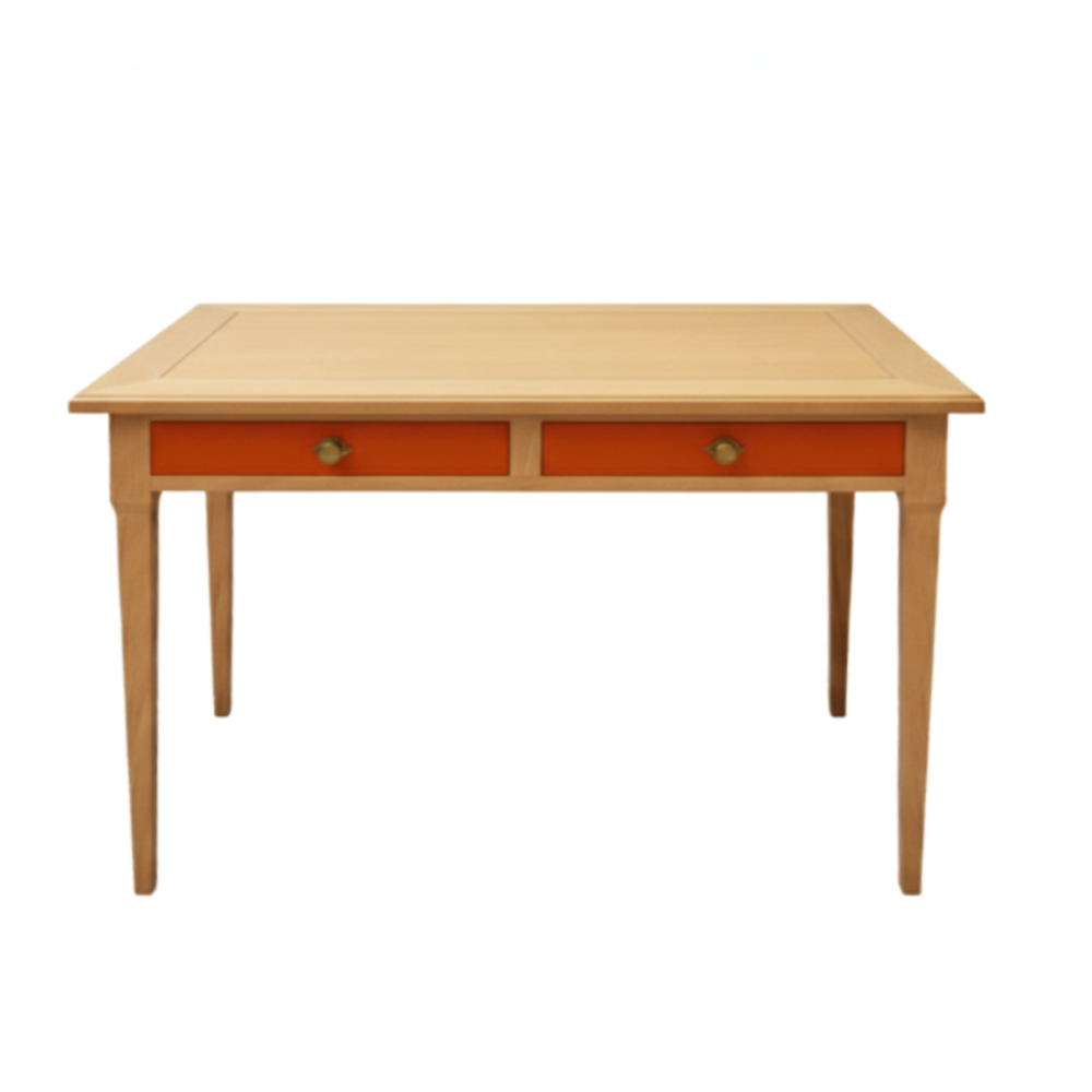 Batel Divers 213 bureau chêne 118 cm 2 tiroirs