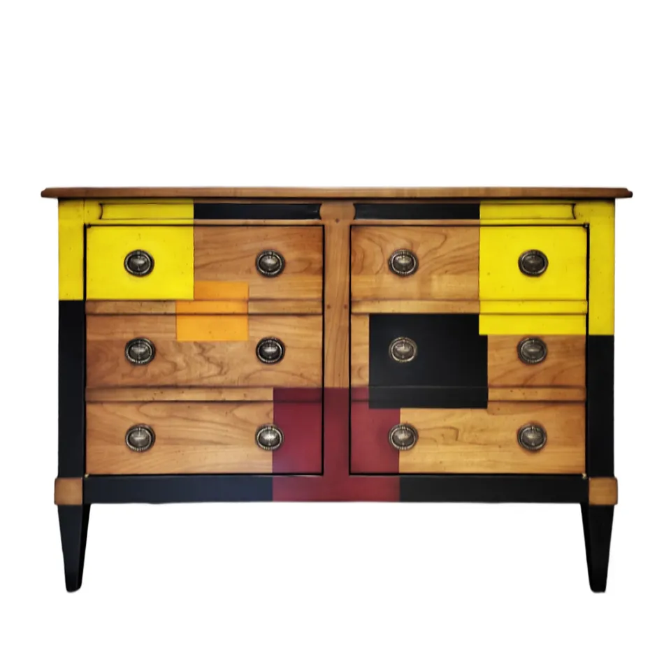 BATEL Trianon 693 commode bahut 2 portes bois