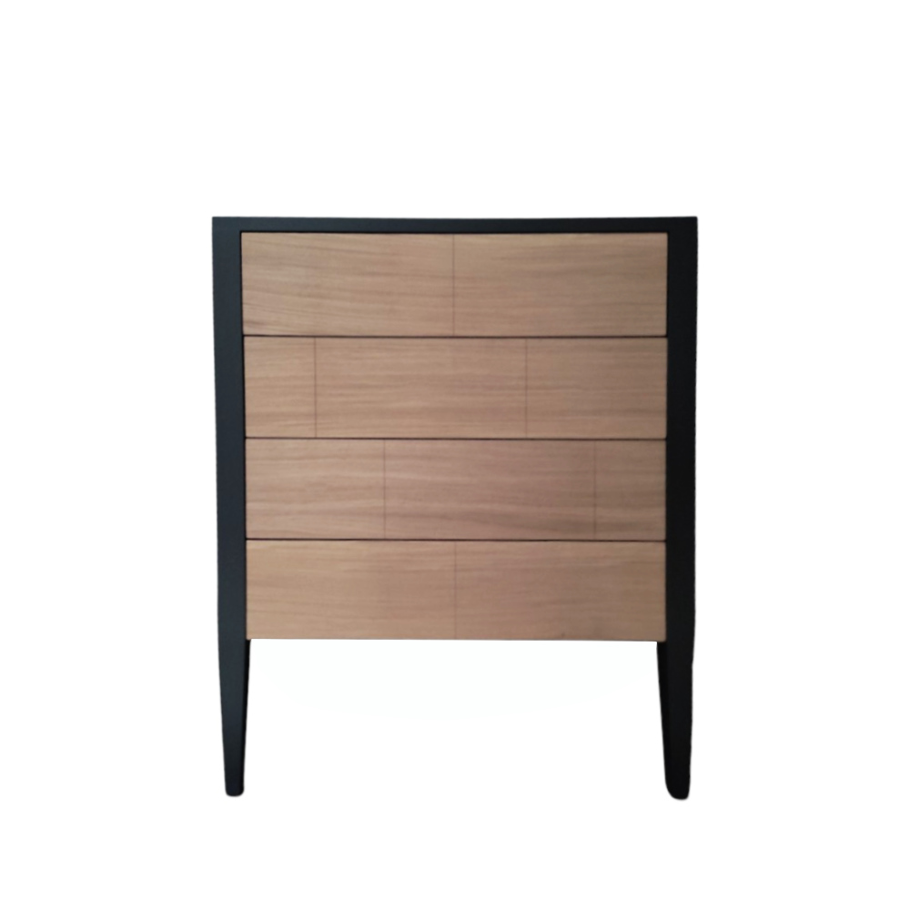 Batel Monolithe 722 commode 4 tiroirs bois 75 cm