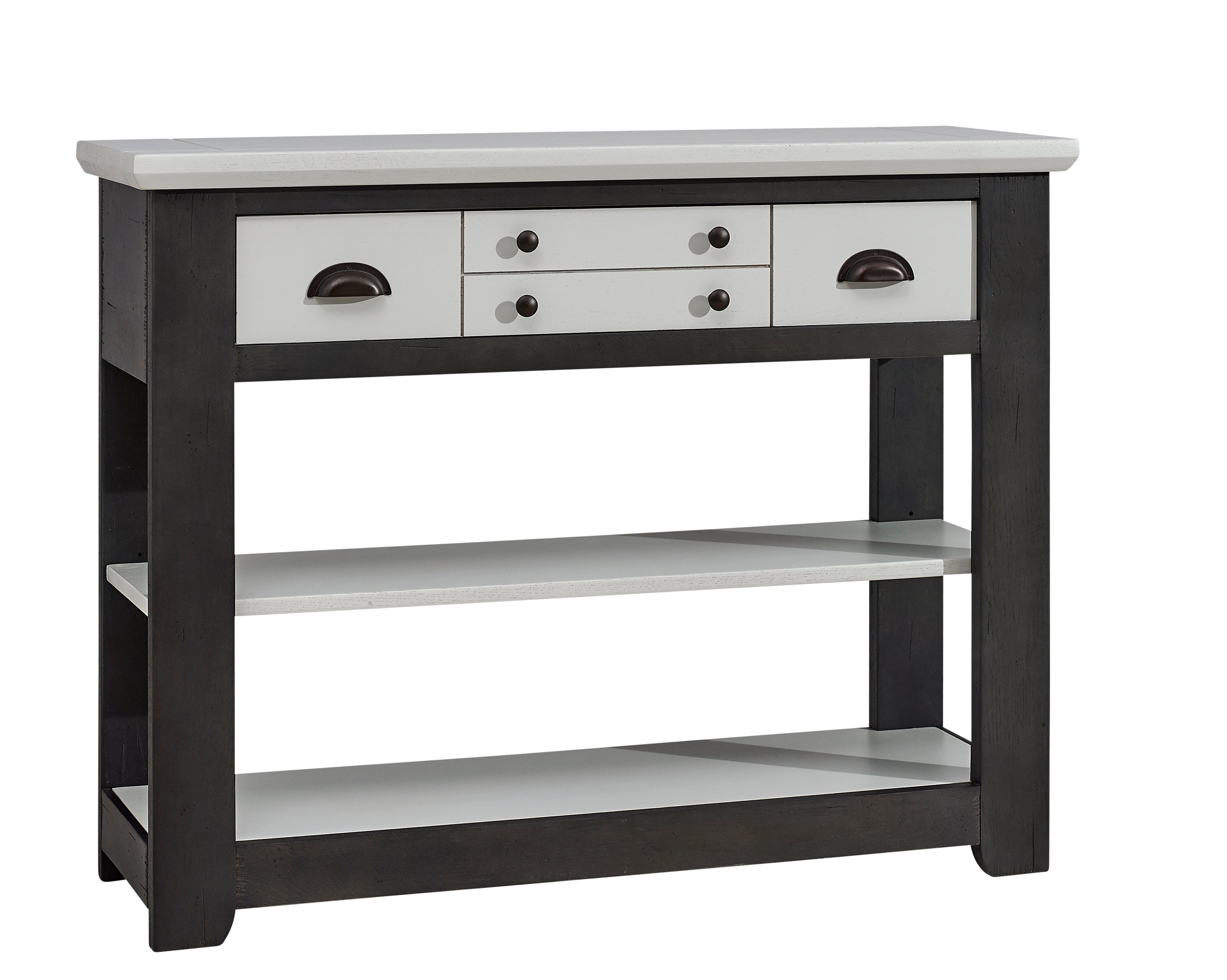 Ateliers de Langres Romance Console 1 tiroir chêne massif