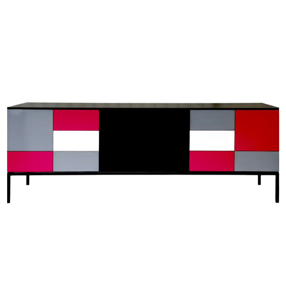BATEL Quadrik 038 meuble TV bois 180 cm 2 portes