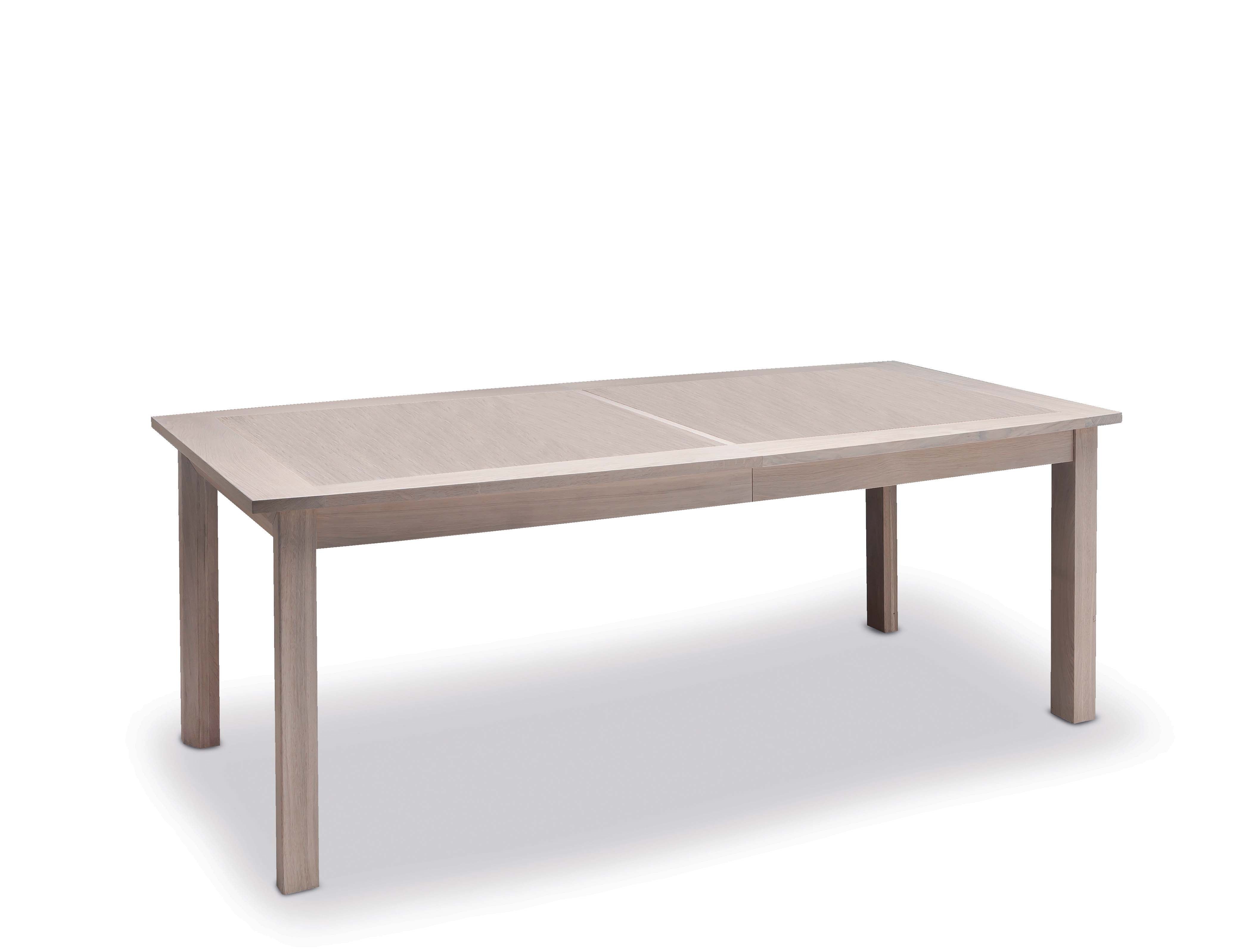 Ateliers de Langres Belem Table 4 pieds 200 plateau bois chêne