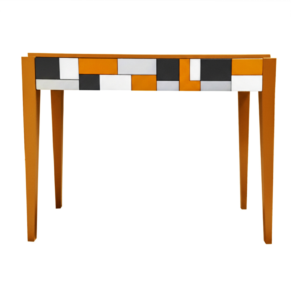 BATEL Divers 731 Console Mozaïk bois 1 tiroir