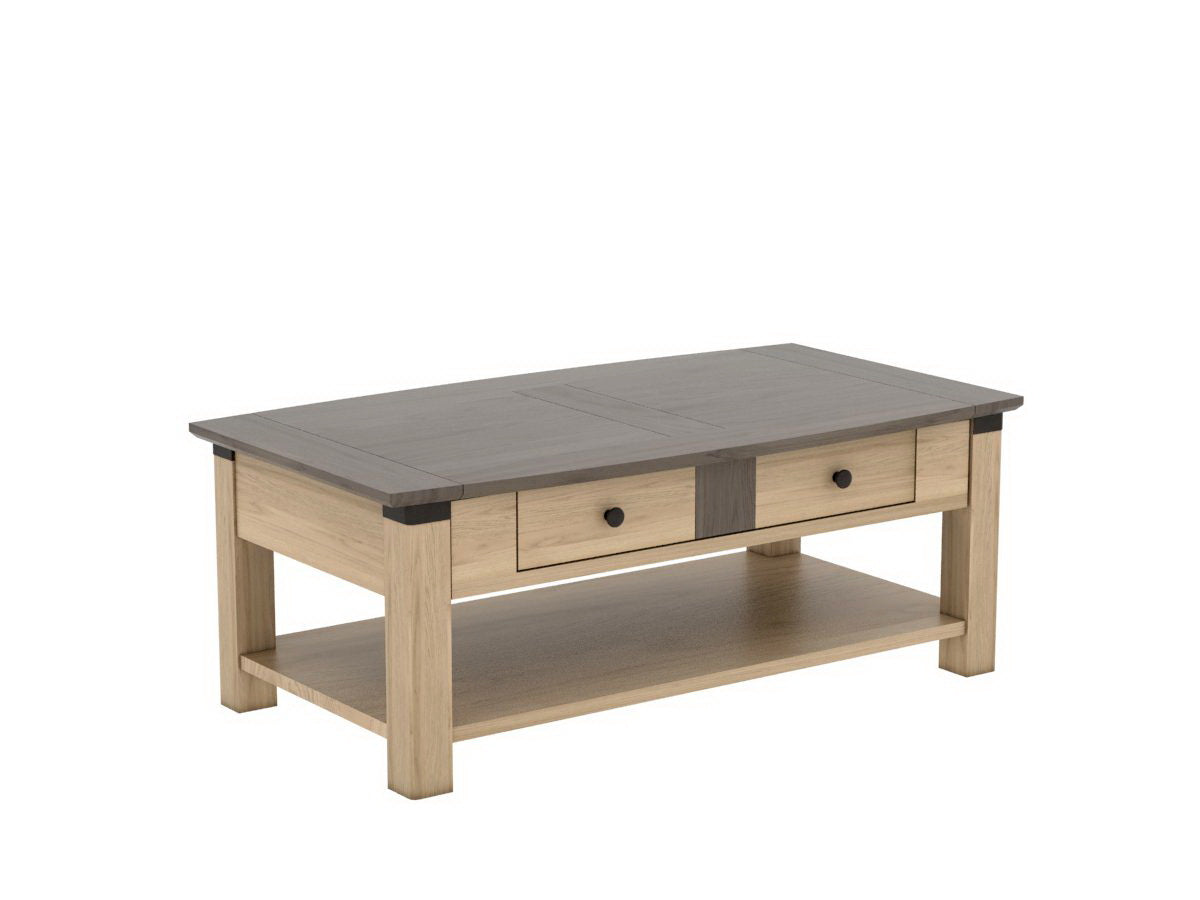 Ateliers de Langres Magellan table basse dinette chêne massif