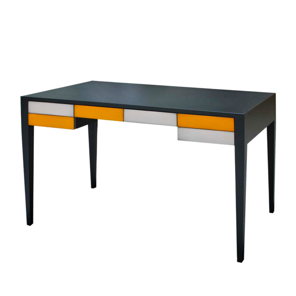 BATEL Multicolore 791 bureau 3 tiroirs 130 cm
