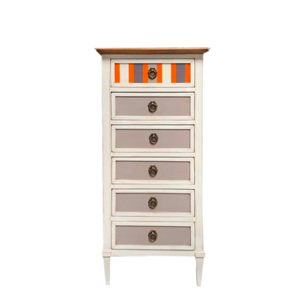 Batel Divers HP21 chiffonnier 6 tiroirs bois 61 cm