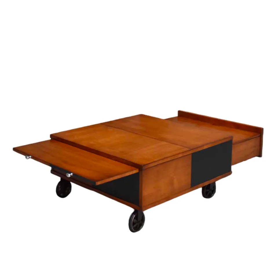 BATEL Divers 259 petite table basse baby rolling box bois