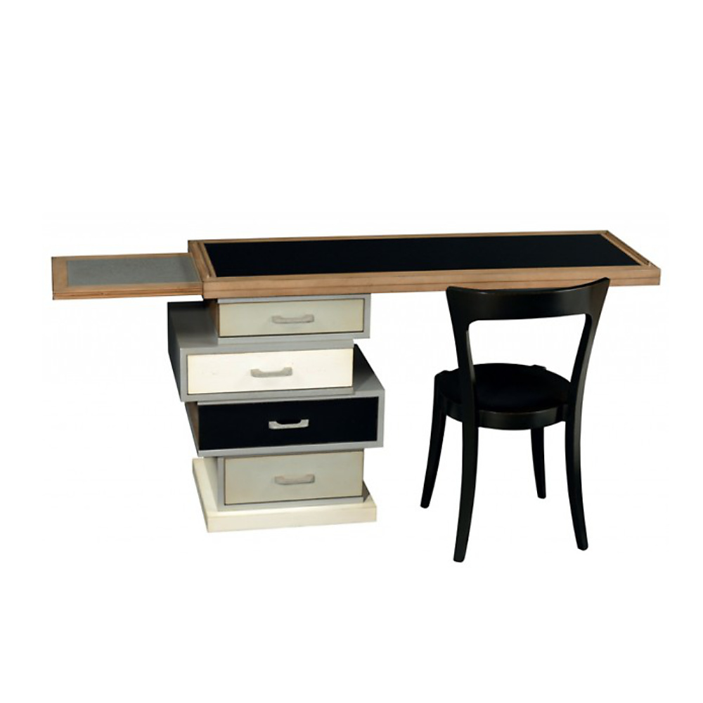 Batel Domino console écritoire CD980 4 tiroirs antiquaire