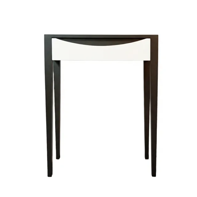 BATEL Ellipse 714 petite table bois 60 cm 1 tiroir