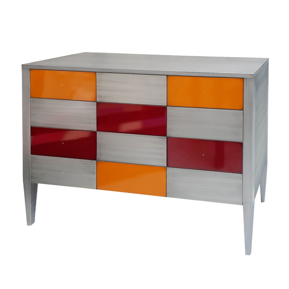 BATEL Multicolore 754 grande commode 4 tiroirs
