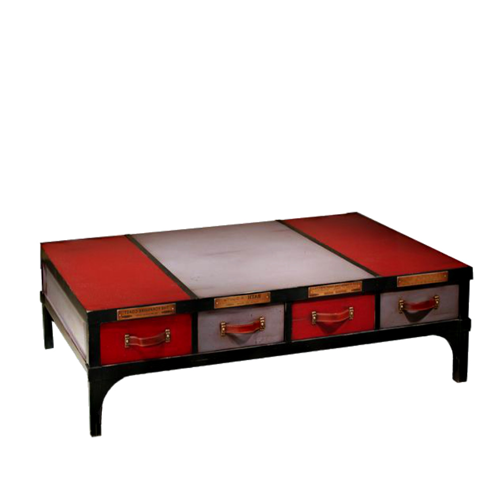 BATEL Divers 840 table basse 130x77 2 tiroirs