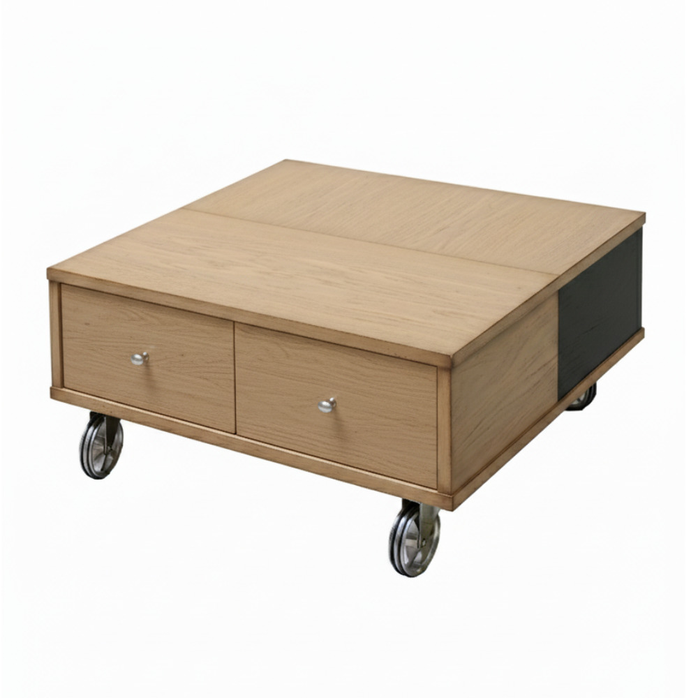 BATEL Divers 259 petite table basse baby rolling box bois
