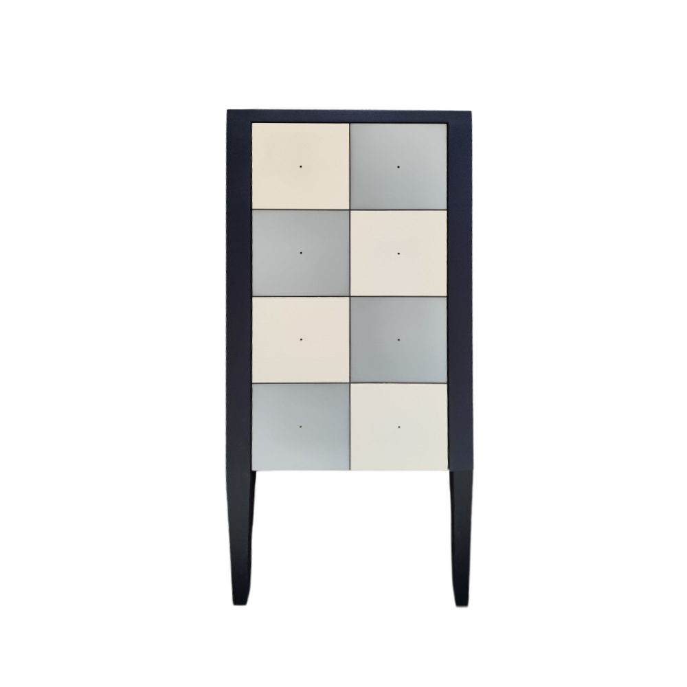 BATEL Multicolore 787TP chiffonnier 1 porte 1 tiroir bois
