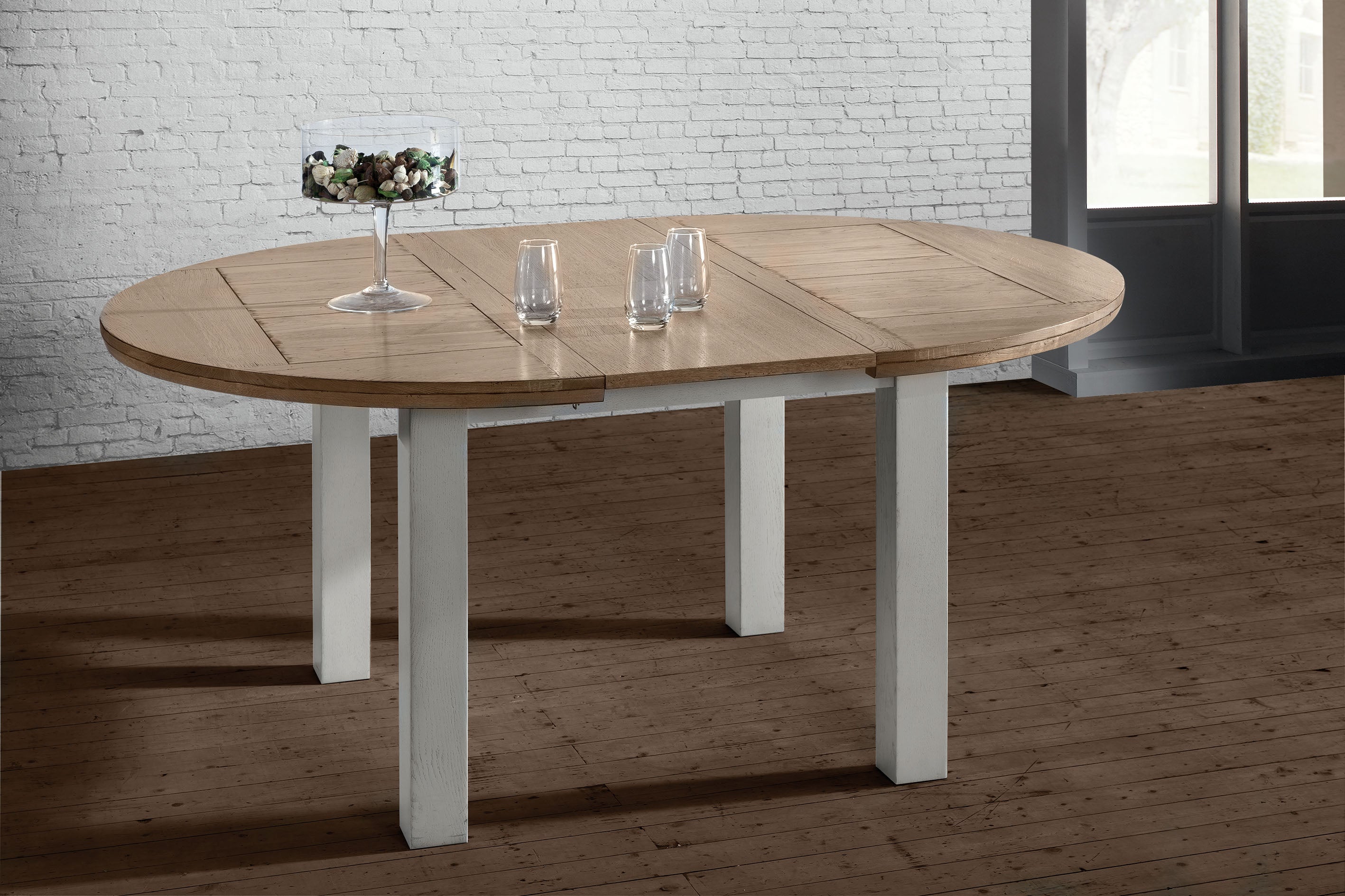 Ateliers de Langres Romance Table ronde 125 cm chêne