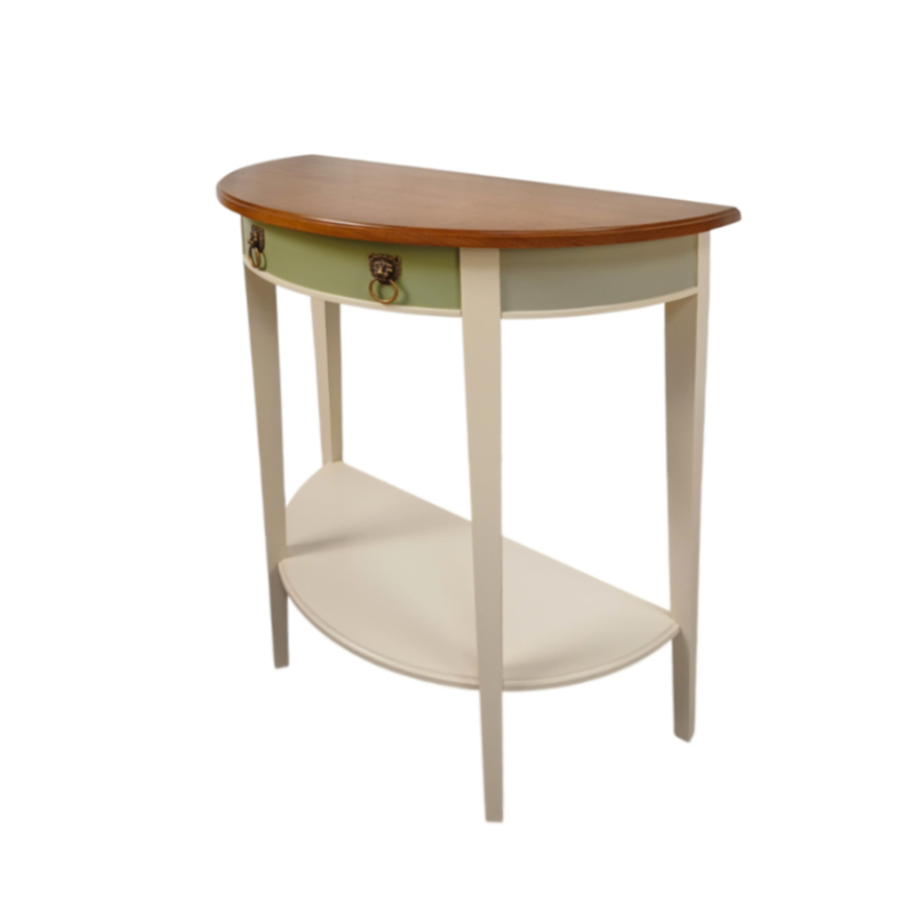BATEL Divers HP29 console demi-lune 1 tiroir bois