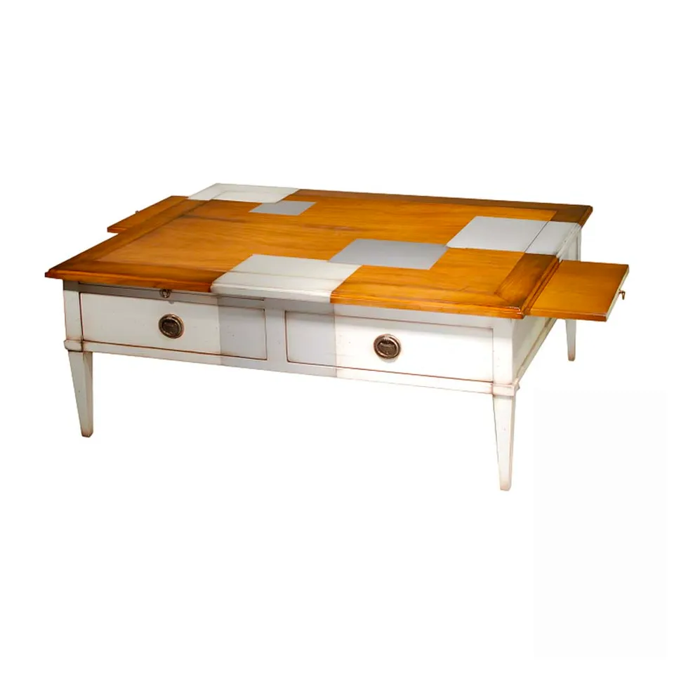 BATEL Trianon 658 grande table basse 120x90 4 tiroirs