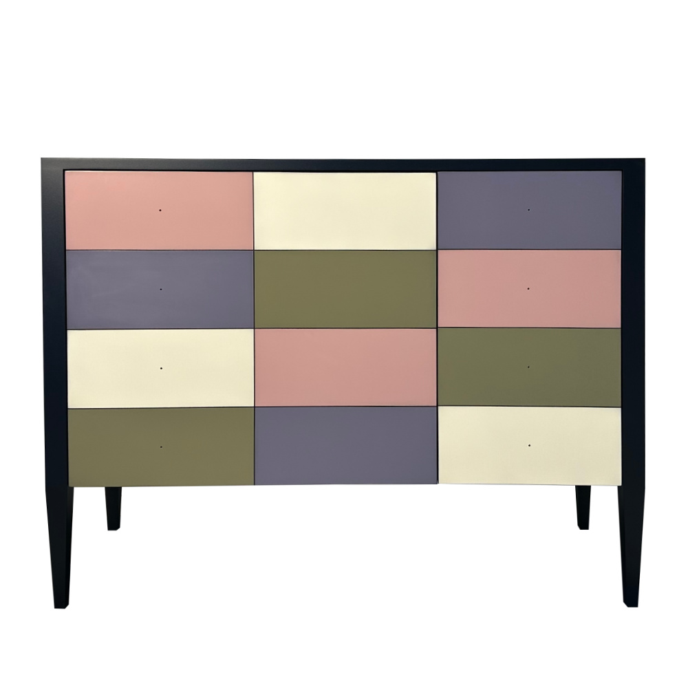 BATEL Multicolore 754 grande commode 4 tiroirs