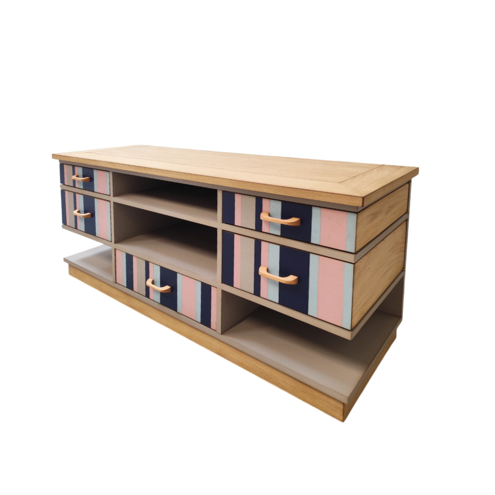 BATEL Domino CD370 meuble TV 4 tiroirs 145 cm