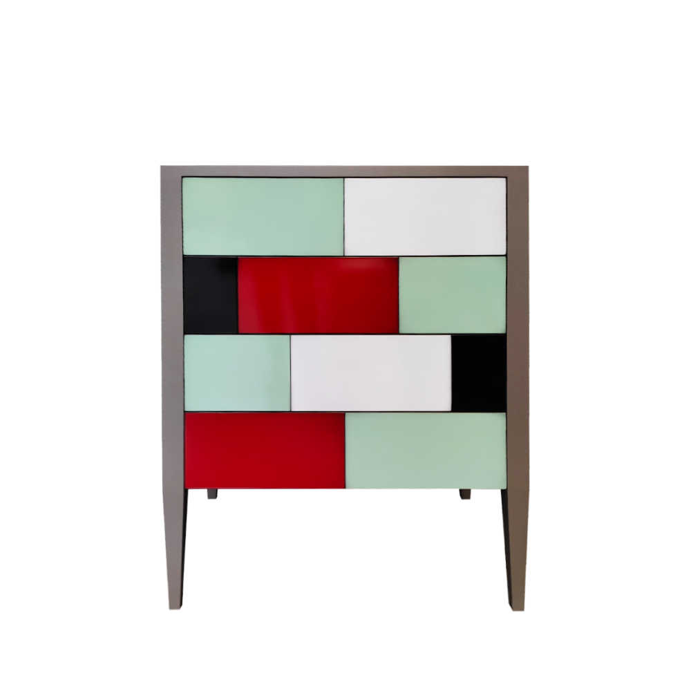 Batel Monolithe 722 commode 4 tiroirs bois 75 cm