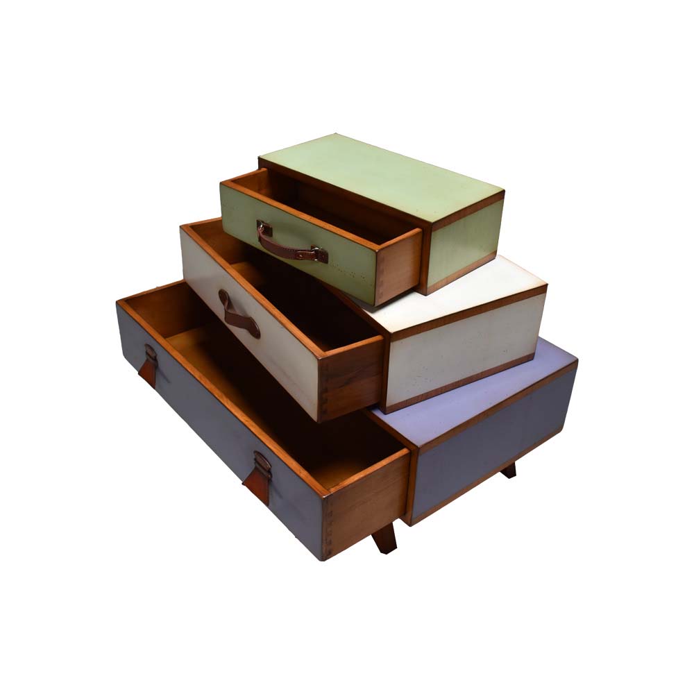 BATEL Les Voyageuses 805 commode 3 tiroirs 90x50