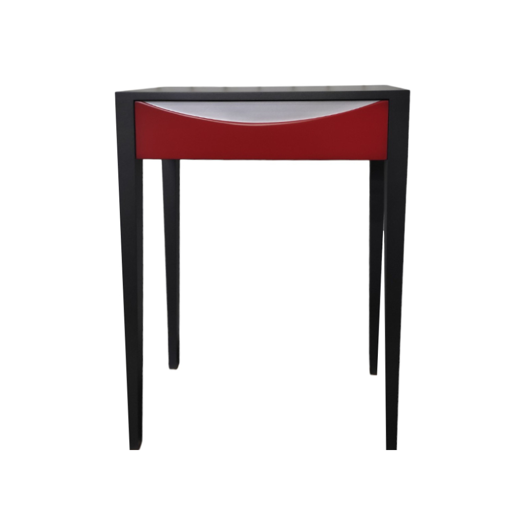 BATEL Ellipse 714 petite table bois 60 cm 1 tiroir
