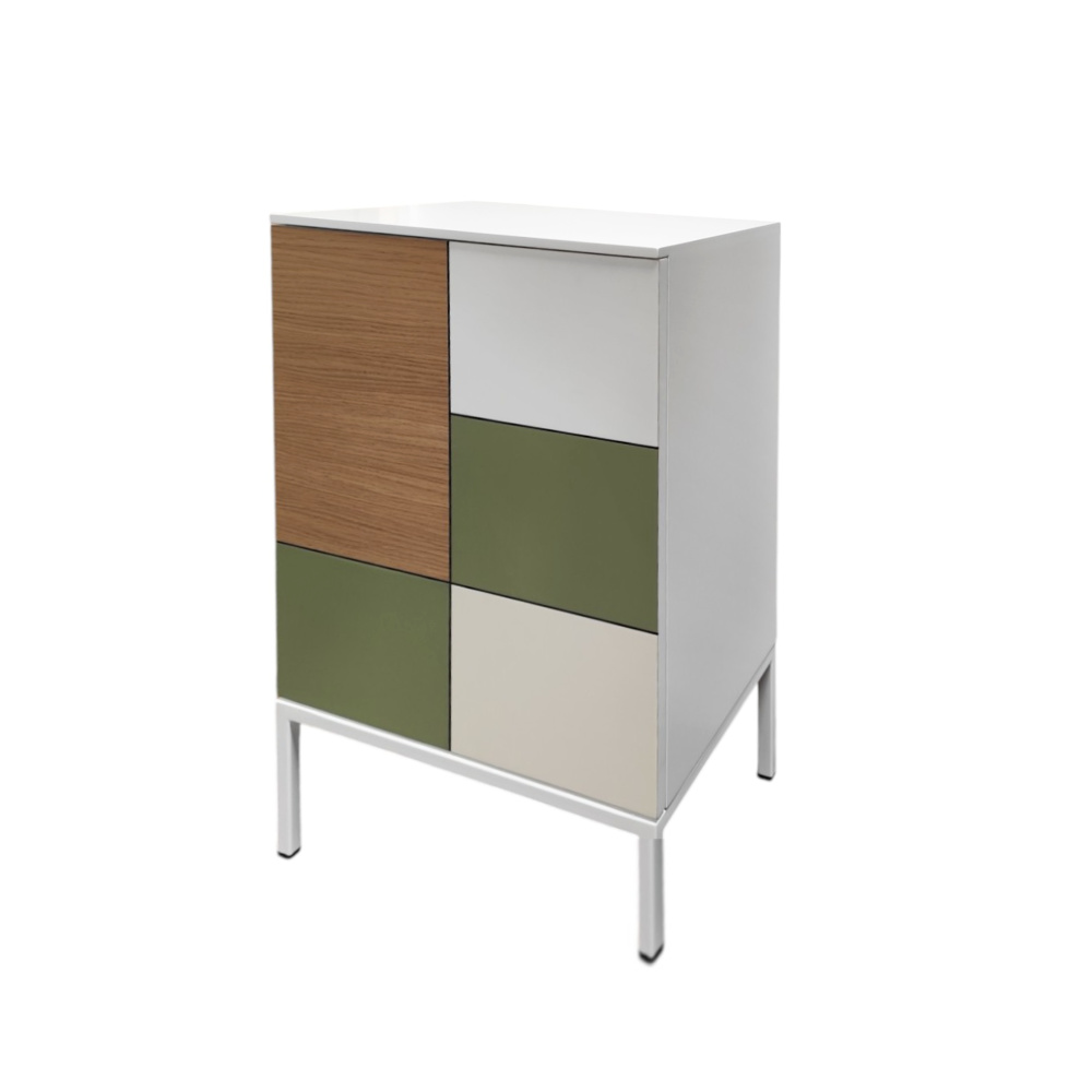 BATEL Quadrik 036H chevet 1 porte 45x38 cm