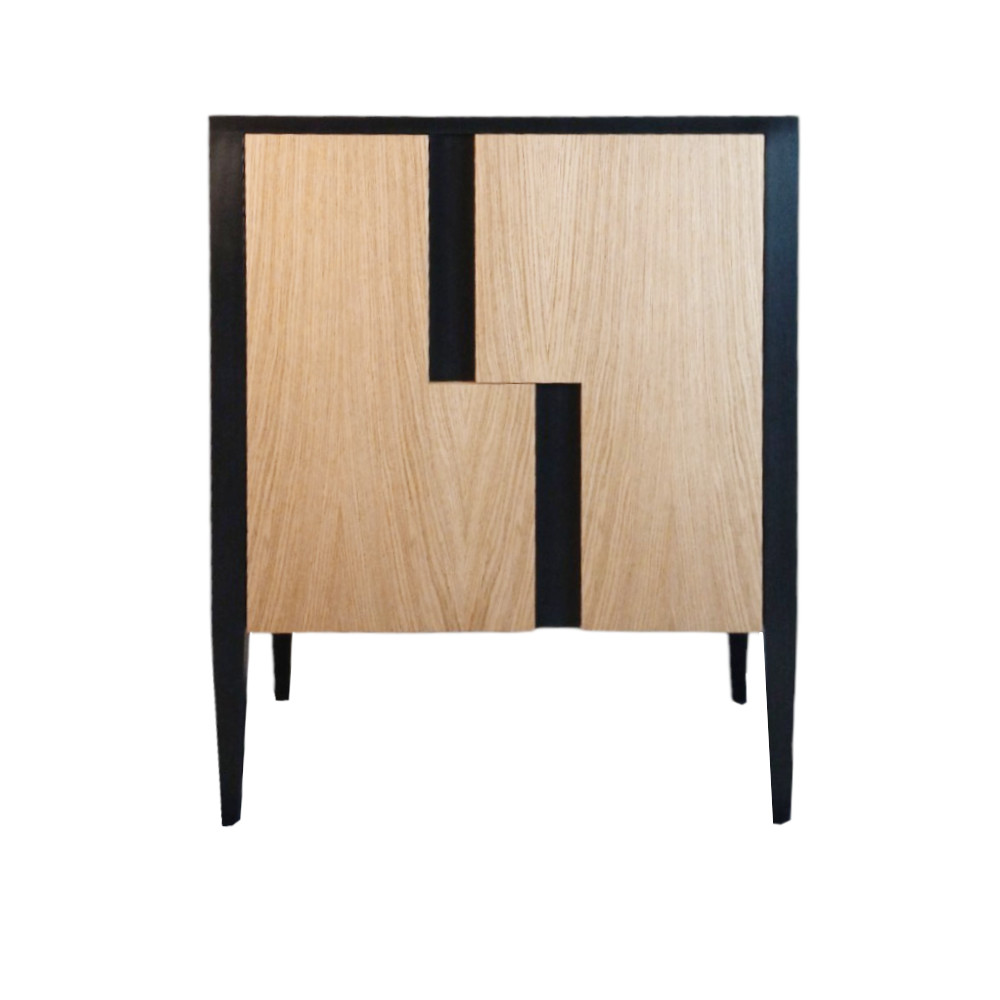 BATEL Dékalé 010 commode 75 cm 2 portes bois