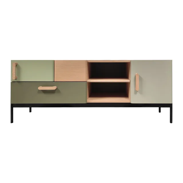 BATEL PopLine 4401 meuble TV 2 portes bois français