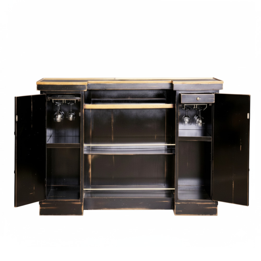 BATEL Divers 452 meuble bar 2 portes 150 cm bois