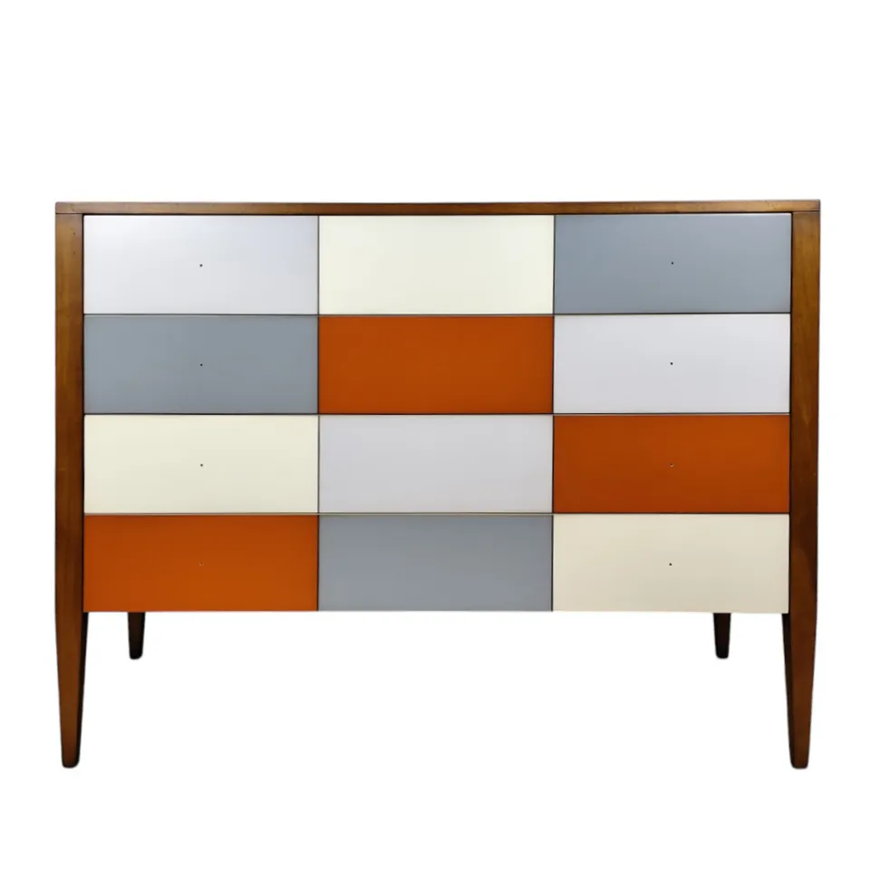 BATEL Multicolore 754 grande commode 4 tiroirs