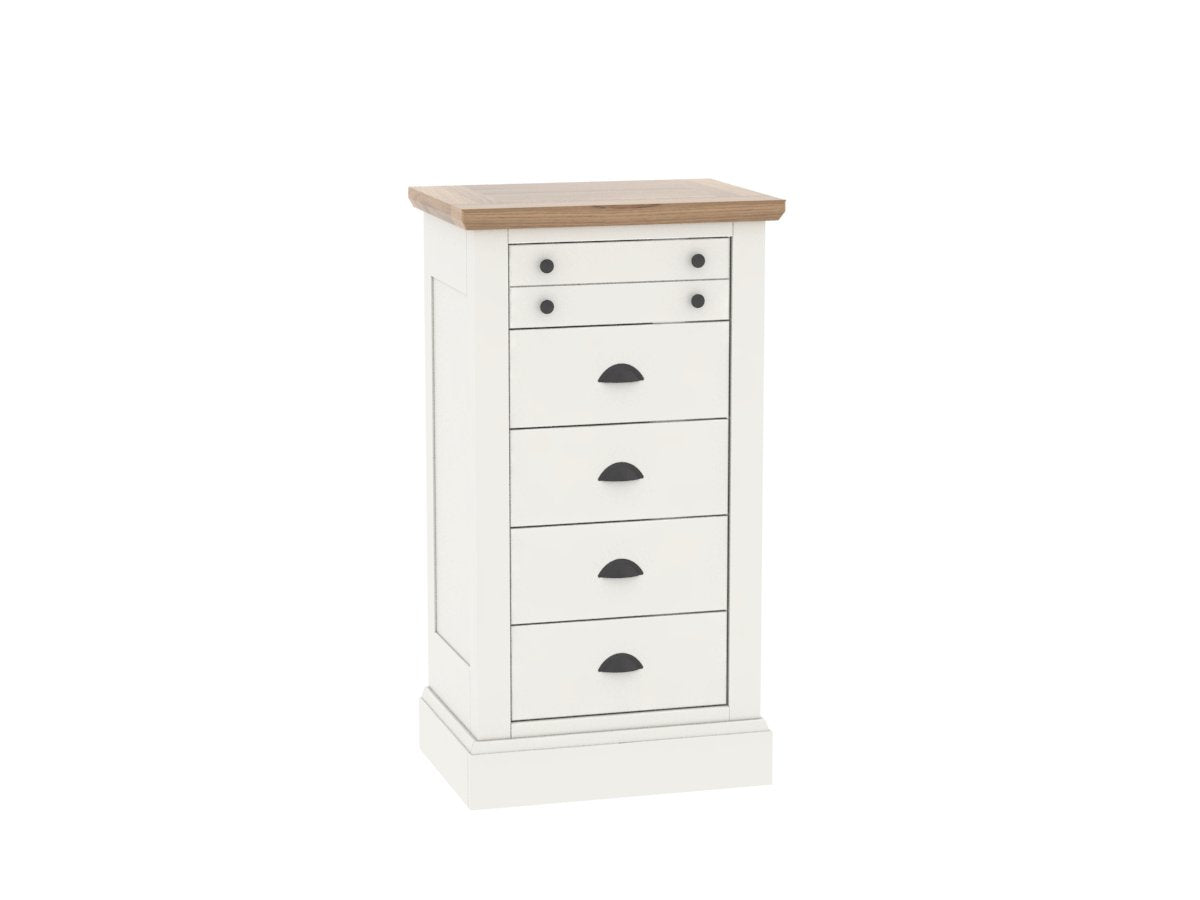 Ateliers de Langres ROMANCE CH Chiffonnier 5 tiroirs chêne