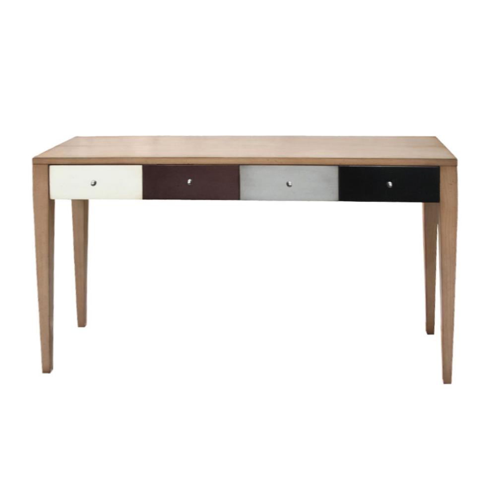 BATEL Multicolore 761 Grande console 120 cm 2 tiroirs