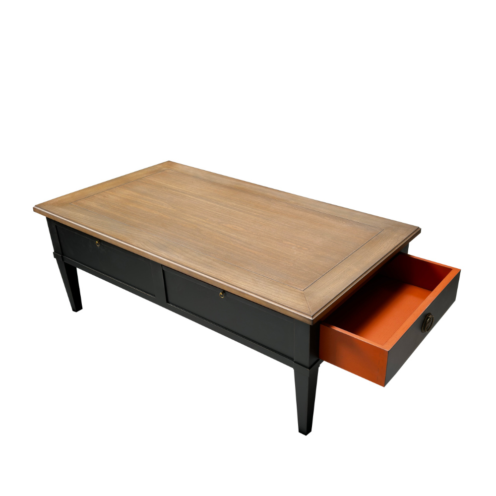 BATEL Trianon 660 table basse 120 cm 2 tiroirs
