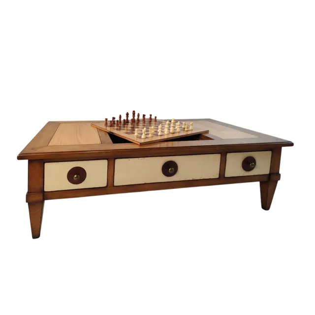 BATEL 1101 Table Basse Plateau de Jeux 123 cm
