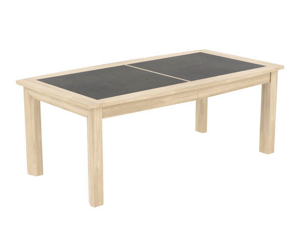 Ateliers de Langres Belem Table 4 pieds 200 plateau bois chêne