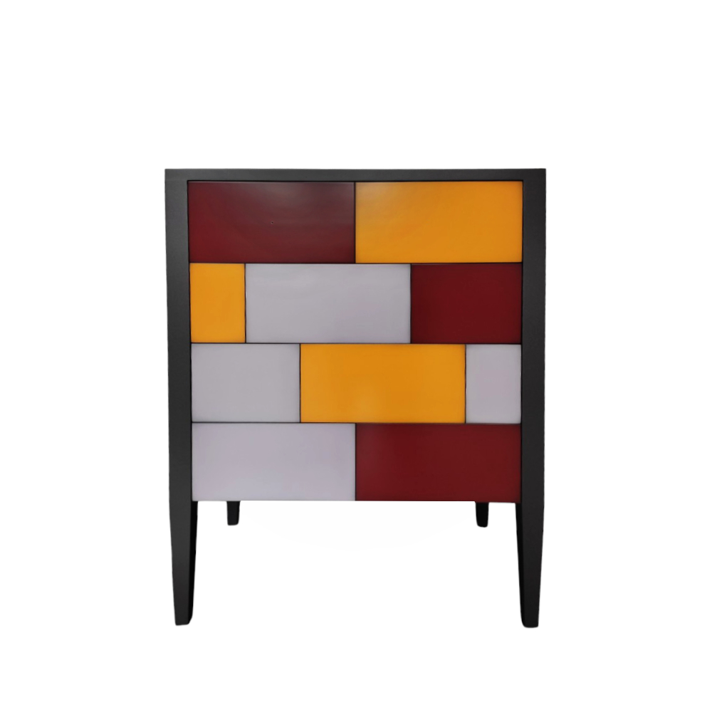 Batel Monolithe 722 commode 4 tiroirs bois 75 cm