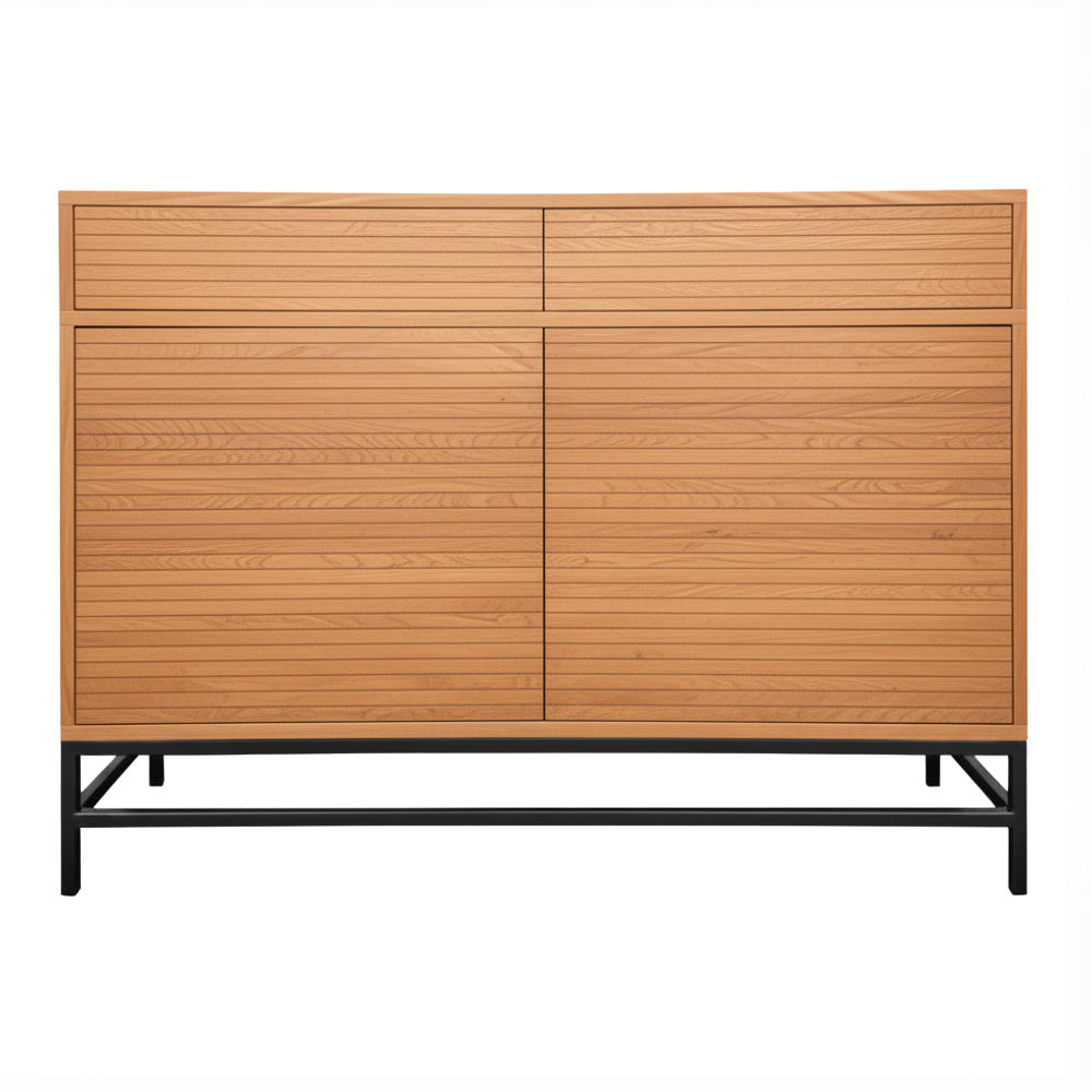 BATEL Horizon 2011C Commode Chêne 120 cm 2 Tiroirs