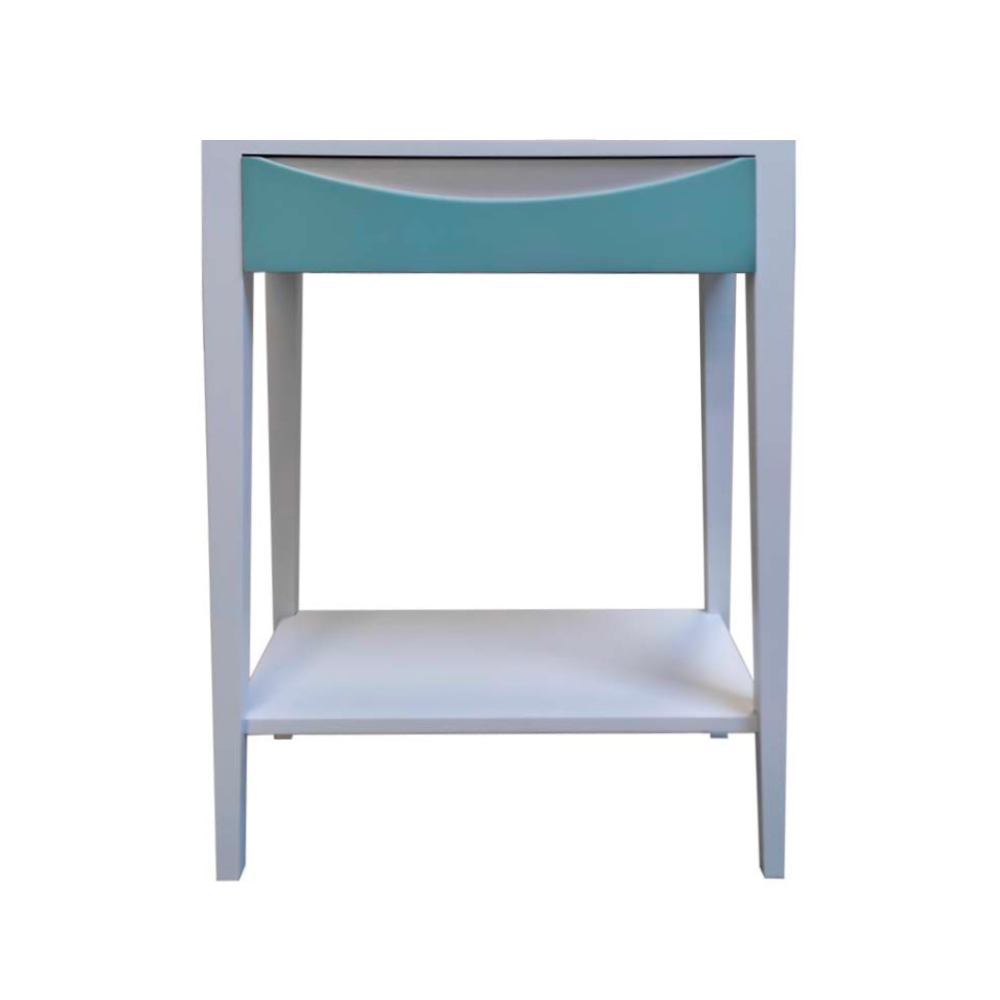 BATEL Ellipse 714T petite table 60x29 1 tiroir
