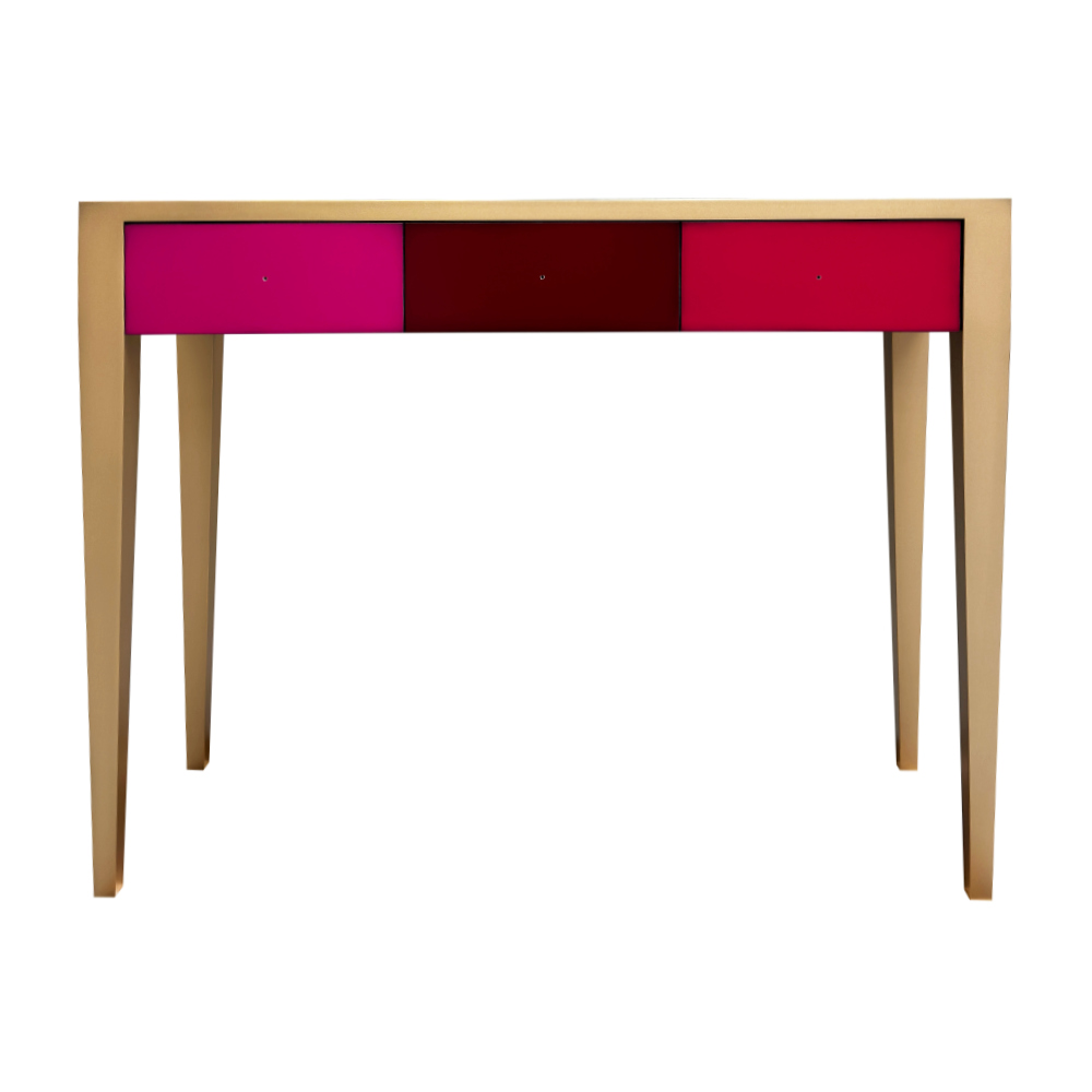 BATEL Multicolore 771 console 1 tiroir bois français