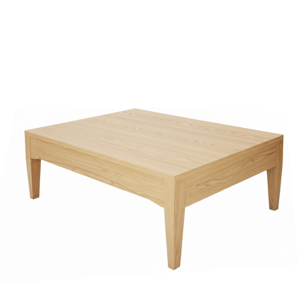 Batel Ellipse 703 table basse bois 100 cm 1 tiroir